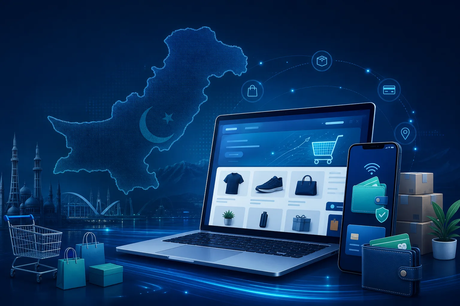 eCommerce website development for online stores in Pakistan
